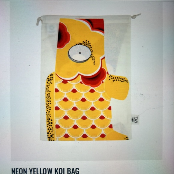 Madame MO Elegant Black KOI Bag Certified Organic - Picture 5 of 15